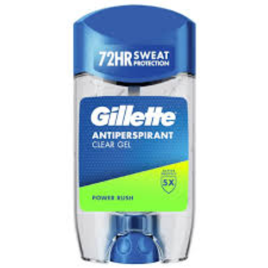 GILLETTE APD CLEAR GEL STICK 70ML POWER RUSH